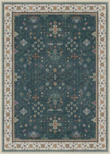 Vintage Boho Eclectic Floral Area Rug, 10 x 14 - Lot 382