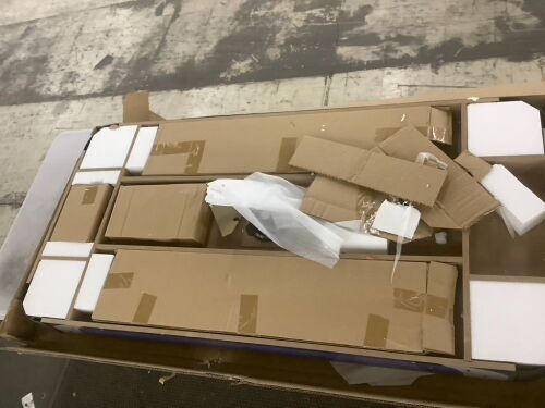 Air Hockey Table w/ 2 Pucks, 2 Paddles, LED Score Board - 58in - Lot 450