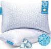 QUTOOL Shredded Memory Foam Cooling Pillow, 2 Pack - Thumbnail 1