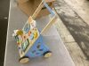 Ocean-Themed Wooden Baby Walker with Activity Center - Thumbnail 4