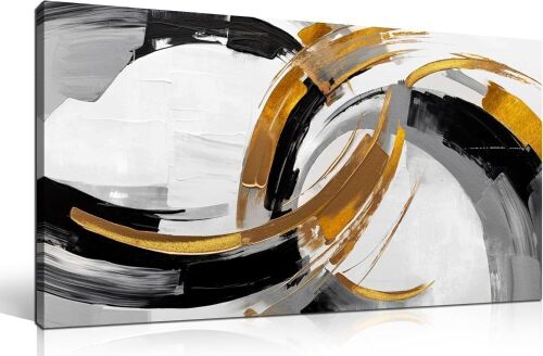 Abstract Canvas Wall Art, 20" x 40" - Lot 667