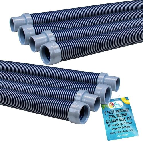 U.S. Pool Supply Pool Vacuum Hose, 8 Piece - Lot 673