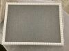 Linen Cork Bulletin Board with White Wood Beaded Frame, 24" x 18" - Thumbnail 3