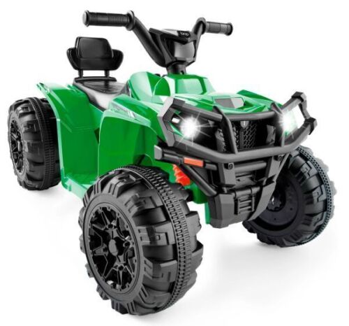 12V Kids Ride-On 4-Wheeler Quad ATV Car w/ 2.4mph Max, Bluetooth, Headlights - Lot 83