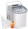 8.1 in. 27 lb./Day Bullet Countertop Portable Ice Maker in Black with 2-Ice Sizes, Ice Scoop, Self-Cleaning, 6-Min Ice - Thumbnail 1