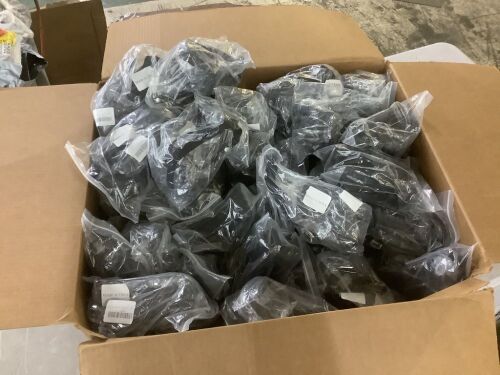 Lot of Approx (50+) Esnow 1 Pair Toe Clips with Strap Belts for Bicycle Pedal - Lot 605