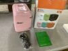 0.14 cu. ft. Mini Refrigerator in Pink with Warming and Cooling Function - Thumbnail 2