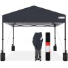 One-Person Setup Instant Pop Up Canopy w/ Case, 4 Weight Bags - 12x12ft - Thumbnail 1