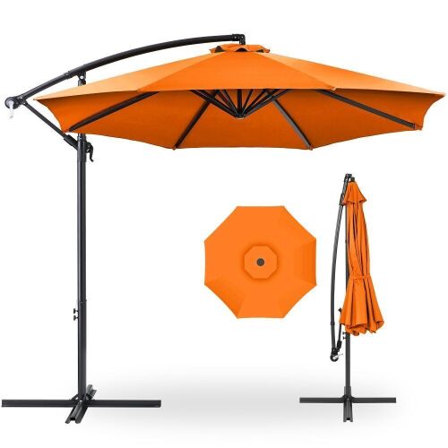 Offset Hanging Patio Umbrella - 10ft - Lot 522