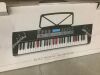 54-Key Beginners Electronic Keyboard Piano Set w/ Lighted Keys, LCD Screen - Thumbnail 3