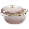Cast-Iron Dutch Oven Kitchen Cookware w/ Enamel, Handles - 6qt - Thumbnail 1