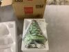 Pre-Lit Ceramic Tabletop Christmas Tree with Lights- 15in - Thumbnail 2