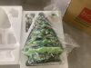 Pre-Lit Ceramic Tabletop Christmas Tree with Lights- 15in - Thumbnail 3