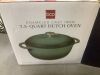 Cast-Iron Dutch Oven Kitchen Cookware w/ Enamel, Handles - 7.5qt - Thumbnail 5