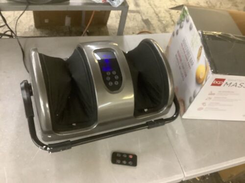 Reflexology Shiatsu Foot Massager w/ High-Intensity Rollers, Remote Control - Lot 417