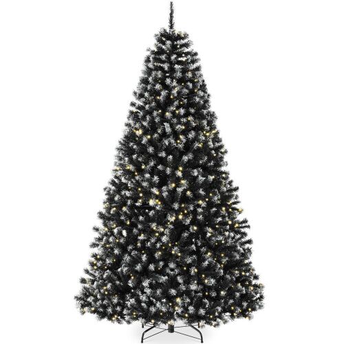 6' Pre-Lit Frosted Artificial Black Spruce Christmas Tree, w/Easy Assembly - Lot 311