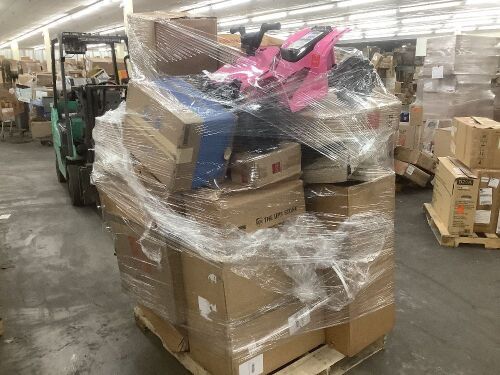 Salvage Pallet. Items Will Be Damaged and Incomplete. - Lot 212