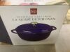Cast-Iron Dutch Oven Kitchen Cookware w/ Enamel, Handles - 7.5qt - Thumbnail 5