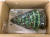 Pre-Lit Ceramic Tabletop Christmas Tree with Lights- 15in - Thumbnail 3