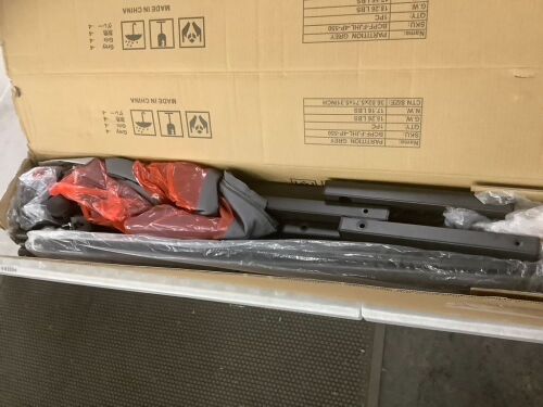 4 Panel Grey Room Divider - Lot 665