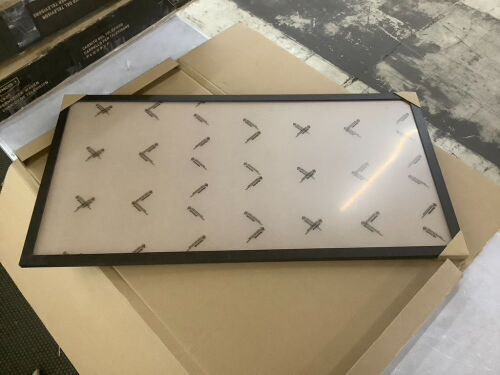21" x 34" Black Frame - Lot 561