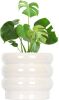 10" Pearl Glaze Ceramic Plant Pot - Thumbnail 1