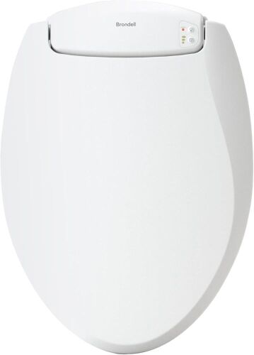 Brondell LumaWarm Heated Nightlight Elongated Toilet Seat, White - Lot 270