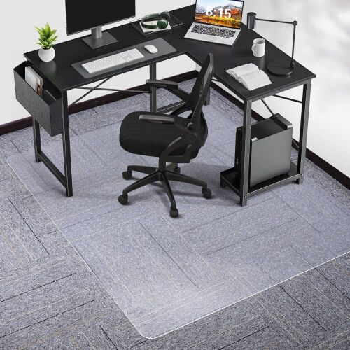 Office Chair Mat for Carpet, 46" x 60" - Lot 476