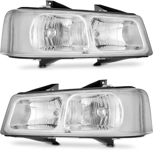 Headlights Assembly for 2003-2014 Chevy Express 1500 / GMC Savana 1500; 2003-2023 Chevy Express 2500 3500 / GMC Savana 2500 3500 - Lot 470