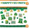 Pallet of (99) Cases of St. Patrick's Day Decorations, Each Case has 10 Banners & 10 Decorating Kits - Thumbnail 2