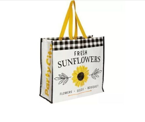 Case of (96) Fresh Sunflowers Reusable Tote Bags - Lot 491