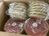 Case of (24) "Thankful AF" Friends Gathering 10" Round Paper Plates, 20ct - Thumbnail 2