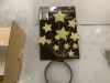 Case of (42) Glitter Gold Star Headbands - Thumbnail 2
