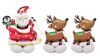 Case of (6) AirLoonz Santa and Reindeer Balloon Kit, 3 pc - Thumbnail 1