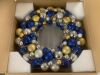 Case of (2) Hanukkah Metallic Bulb Wreath - Thumbnail 1