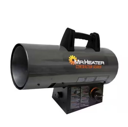 Mr. Heater Contractor Series 60,000 BTU Forced Air Propane Outdoor Space Heater with 10 ft. Hose and Regulator - Lot 122JF