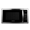 Farberware Classic 1.1 cu. Ft. 1000-Watt Countertop Microwave Oven in Stainless Steel/Black - Thumbnail 1