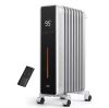 DREO 1500-Watt 25.71 in. Electric Oil Filled Radiator Heater with Remote Control - Thumbnail 1