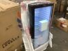 Premium LEVELLA 6.0 cu. ft. Commercial Upright Display Refrigerator Glass Door Beverage Cooler in Black - Small Cracks in Plastic - Thumbnail 3