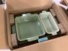 3-Piece Ceramic Bakeware Set, Stoneware Baking Dishes, Casserole Serving Set - Thumbnail 2
