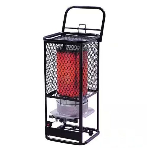 Mr. Heater 125,000 BTU Radiant Portable Propane Outdoor Space Heater with 10 ft. Hose and Regulator - Lot 20JF