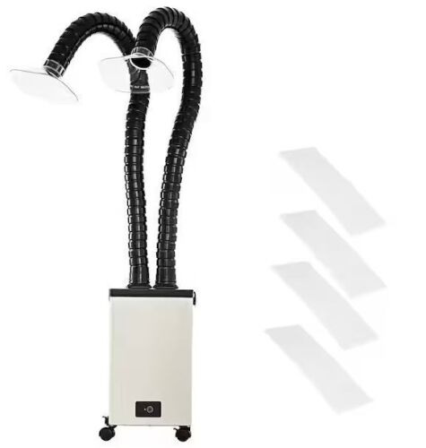 Solder Fume Extractor, 150W 165CFM with 3-Stage Filters, 3-Speed Adjustable Absorber for Soldering, DIY - Lot 38JF