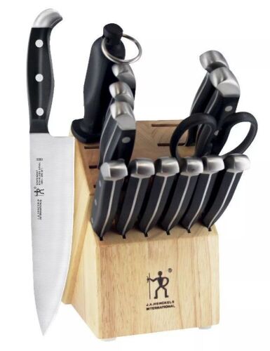 J.A. Henckels Statement 15-pc Knife Block Set - Lot 80