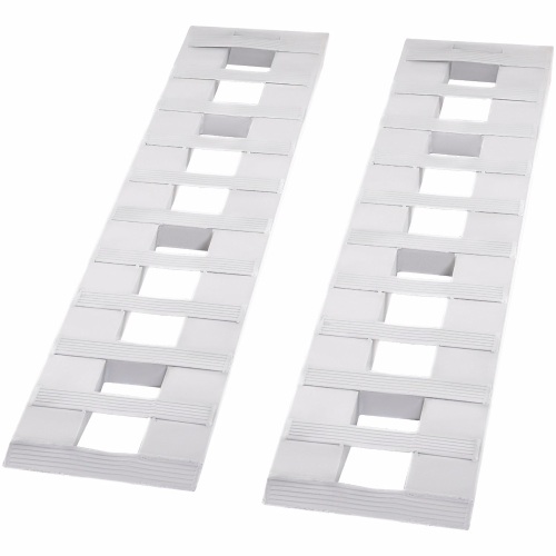 Pair of 60''x12'' Hook End Aluminum Loading Ramps 6500lbs   - Lot 93