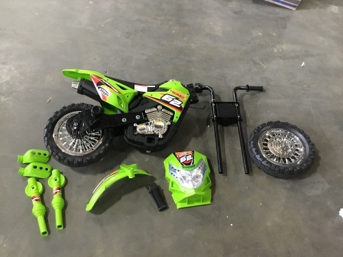 6V Kids Electric Ride-On Motorcycle Toy w/ Training Wheels, Lights, Music - Lot 251