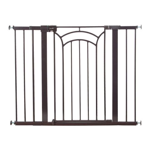 Safety 1St Décor Easy Install Tall & Wide Baby And Pet Gate With Pressure Mount Fastening - Lot 310