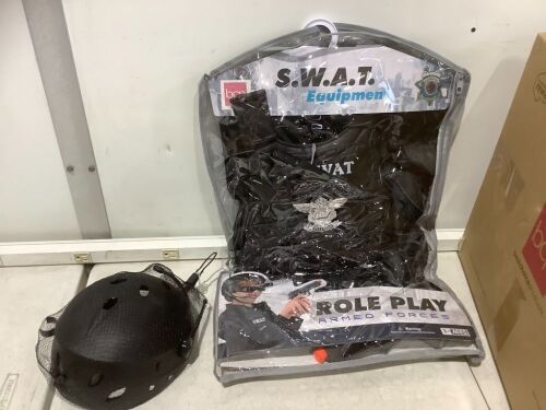 Lot of (3) 7-Piece Kids Swat Dress-Up Play Sets - Lot 409