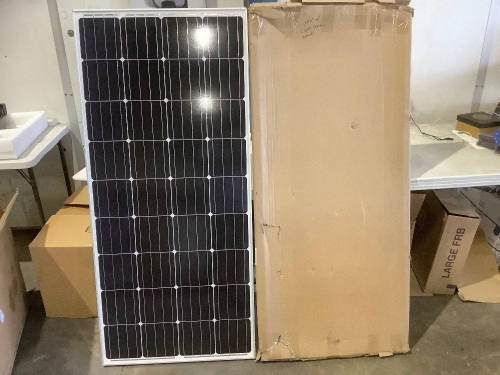 ECO-WORTHY 195W Solar Panel - Light Frame Damage - Lot 547