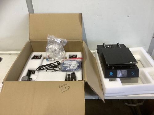 ANYCUBIC Mega S 3D Printer with Extruder and Suspended Filament Rack  - Lot 557