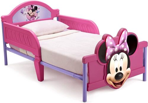 Delta Children Disney Minnie Mouse 3D-Footboard Toddler Bed - Lot 624